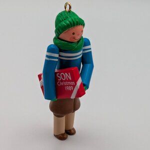 Hallmark Keepsake Son 1989, Vintage Christmas Ornament